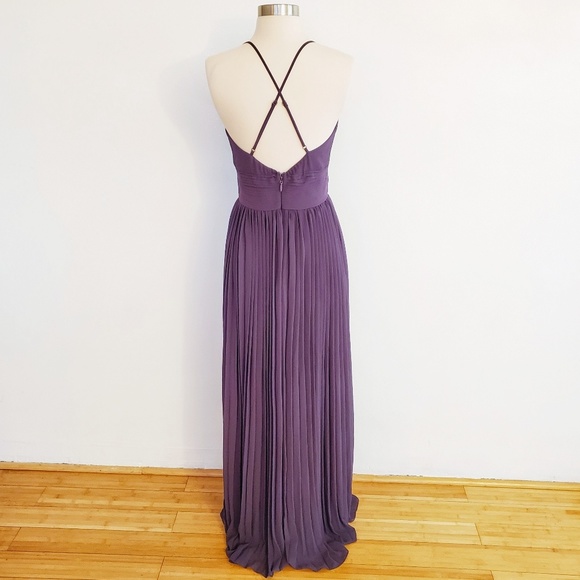 Lulus | Depths of My Love Dusty Purple Maxi Dress - Picture 5 of 8